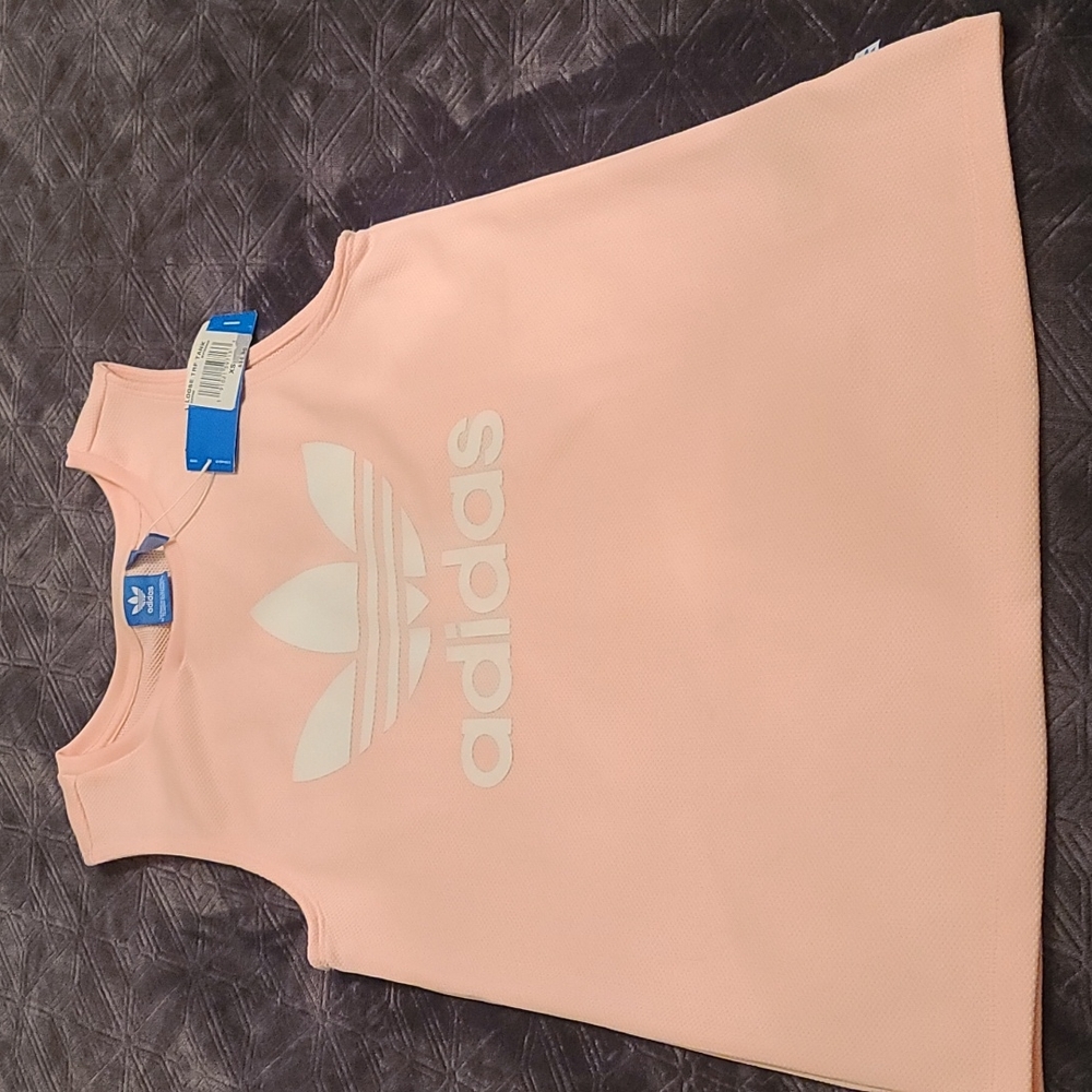 Adidas originals loose trf tank, icepink size xs